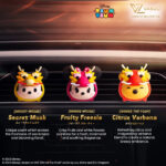 【Year of Dragon】Disney Tsum Tsum Car Vent Perfume - Minnie Mouse (4gx2)