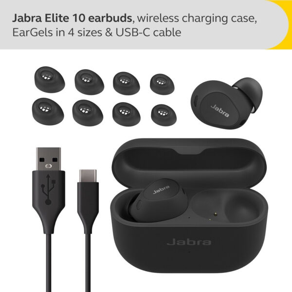 Jabra Elite 10 - Most Innovative True Wireless Earbuds for work and life. All-day comfort and Dolby Atmos Experience