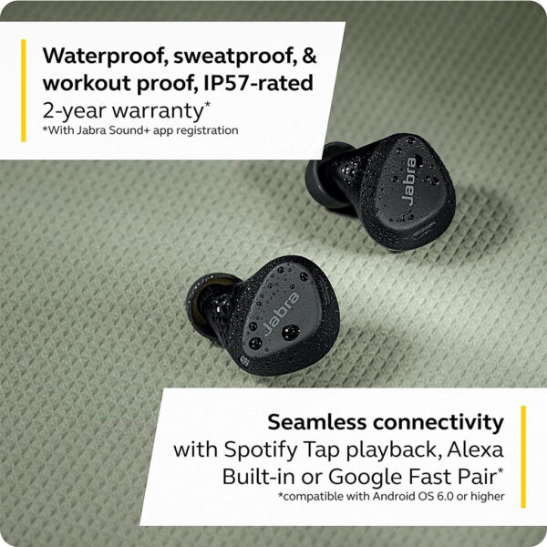 Jabra Elite 4 Active Noise-Cancellation ANC True Wireless Earbuds