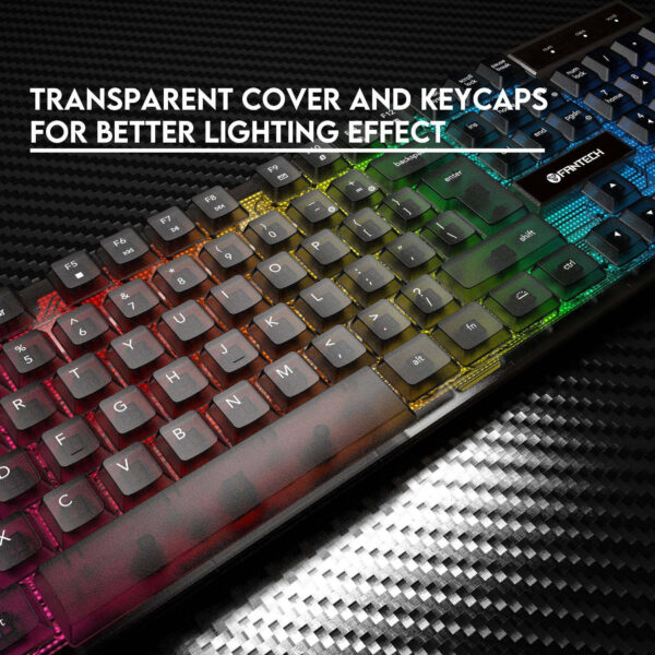 Fantech Shikari K515 RGB Membrane Gaming Keyboard With Advance Anti-Ghosting