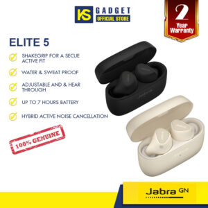 Jabra Elite 5 - True wireless earbuds with Hybrid Active Noise Cancellation (ANC)