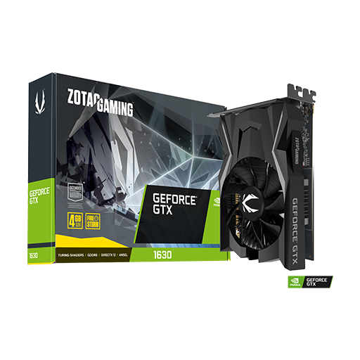 ZOTAC GAMING GeForce GTX 1630 4GB GDDR6 Graphic Card