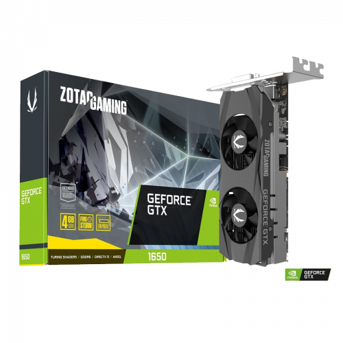 ZOTAC GAMING GeForce GTX 1650 Low Profile 4GB GDDR6 Graphic Card