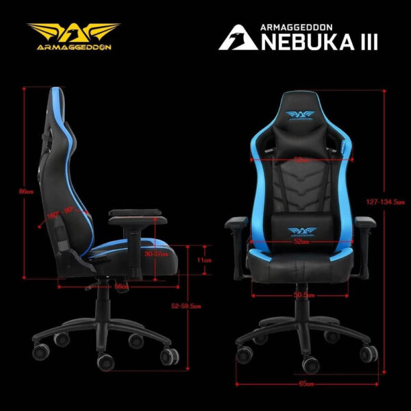 [READY STOCK}Armaggeddon Nebuka III Premium PU Leather Ultimate Gaming Chair | Cold-Cure Moulded Foam