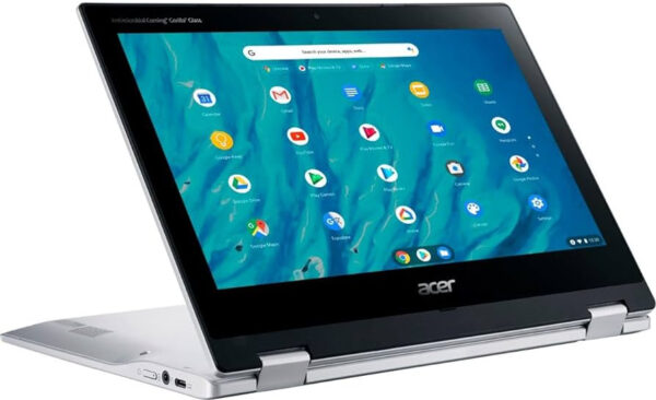 Acer Chromebook Spin 311 | N4120/4GB/32GB EMMC | (CP311-2H-C27N) (Silver) | IPS Touch Screen