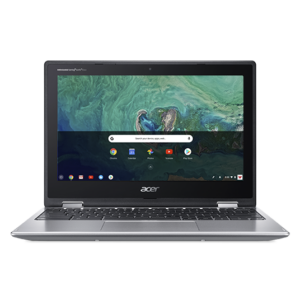 Acer Chromebook Spin 311 | 4120/8GB/64GB EMMC | (CP311-2HN-C9G7) (Silver) | IPS Touch Screen