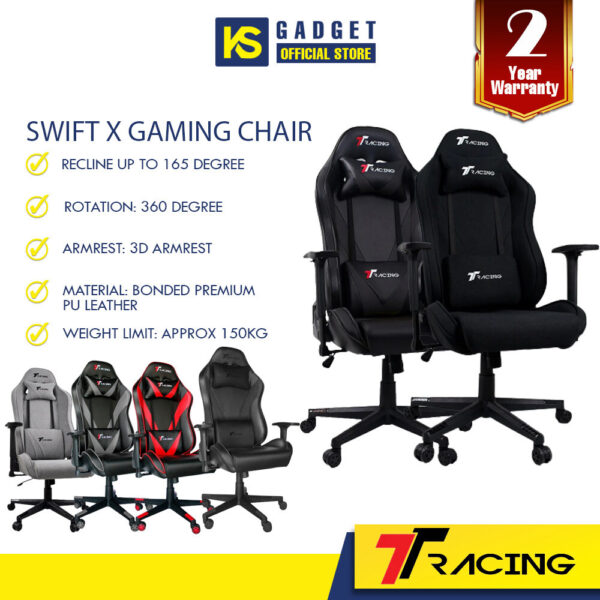 [READY STOCK]TT Racing Gaming Chair SWIFT X’ /SWIFT X/SWIFT-X Series 2020 New Model TTracing