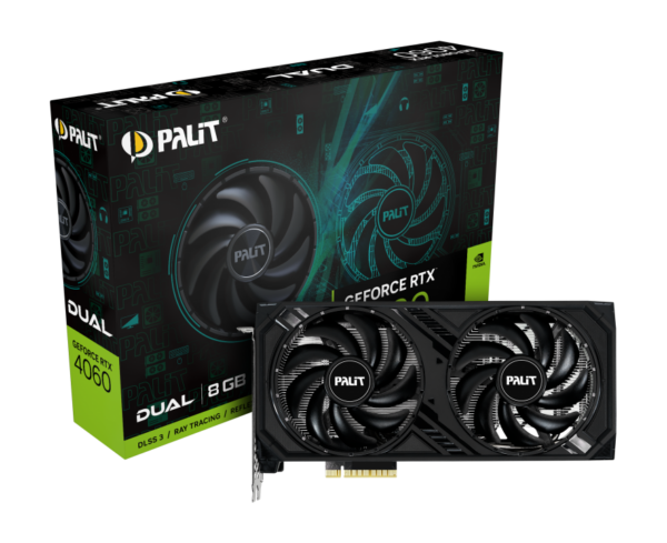 PALIT GeForce RTX 4060 DUAL 8GB GDDR6 Graphic Card