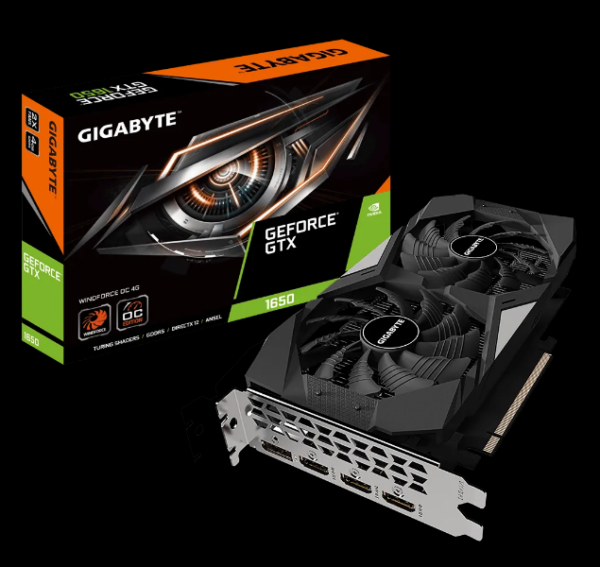 Gigabyte GTX 1650 Windforce OC 4G GDDR6 Graphic Card