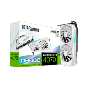 ZOTAC GAMING GeForce RTX 4070 Twin Edge OC (White Edition) 12GB GDDR6 Graphic Card