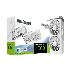 ZOTAC GAMING GeForce RTX 4060 Twin Edge OC (White Edition) 8GB GDDR6 Graphic Card