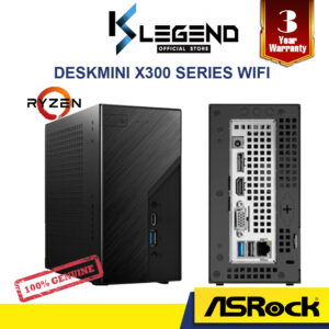 ASROCK DESKMINI X300W SERIES BAREBONE ( INC CHASSIS , MOBO , POWER , COOLER )