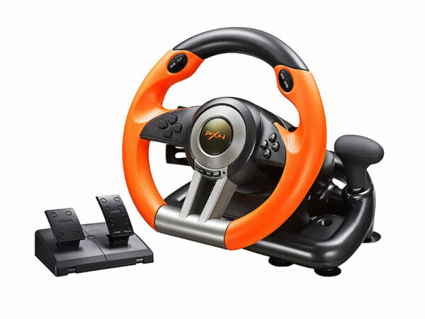 PXN Steering Wheel V3 Pro Racing Game With Brake Pedal