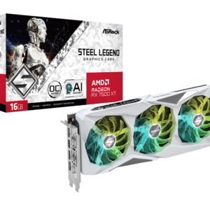 ASRock AMD Radeon RX 7600 XT Steel Legend 16GB OC GDDR6 GRAPHIC CARD