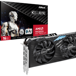 ASRock AMD Radeon™ RX 7600 XT Challenger 16GB OC GDDR6 Graphic Card