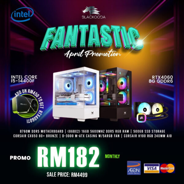 Raya Aidilfitri Hot Sale !!! Intel RTX 4060 Gaming PC Package | Budget PC | Budget Office PC | Budget Komputer